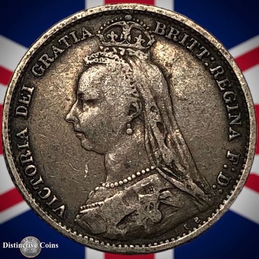 Great Britain 1891 Six Pence GB2751