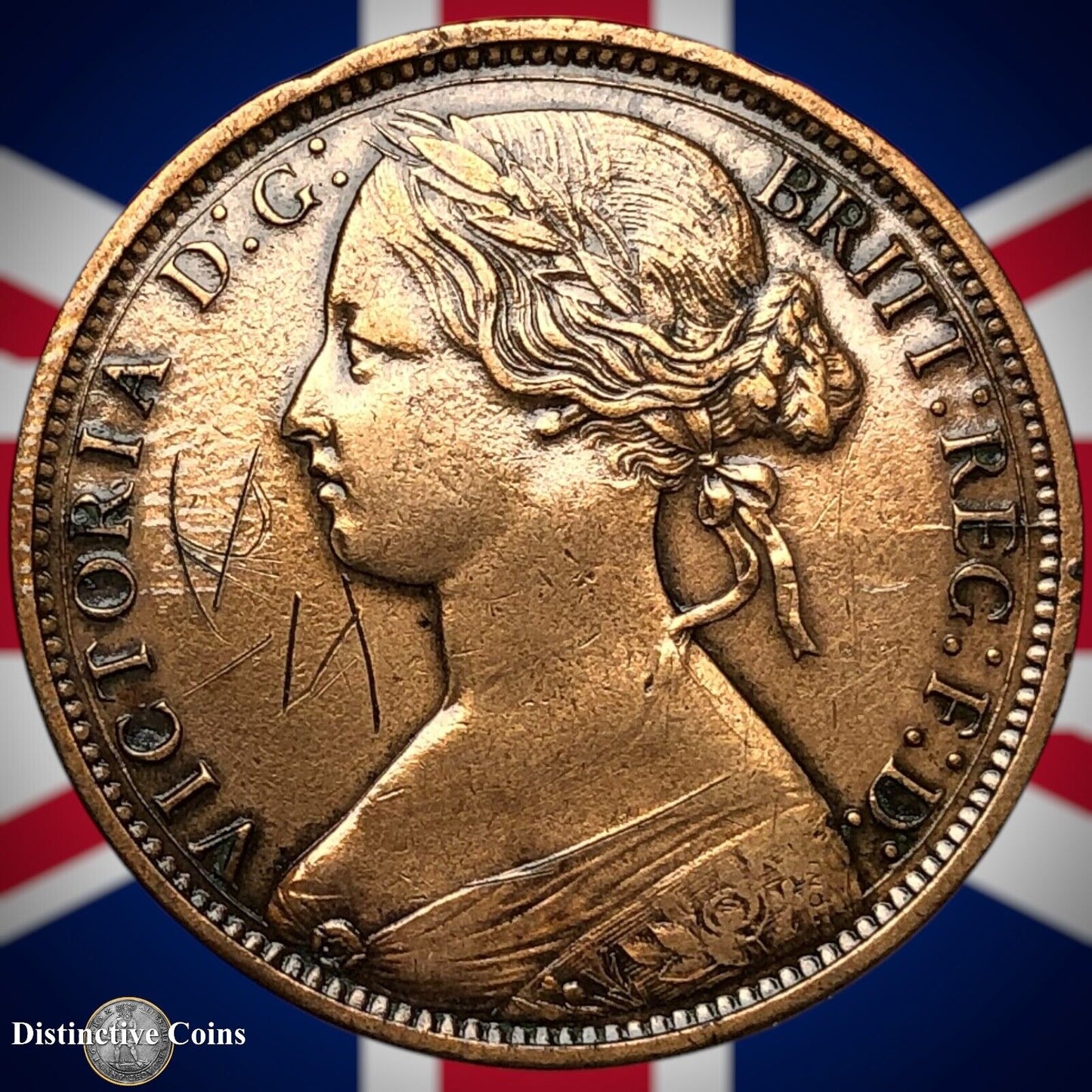 Great Britain 1867 Penny 1d GB6297