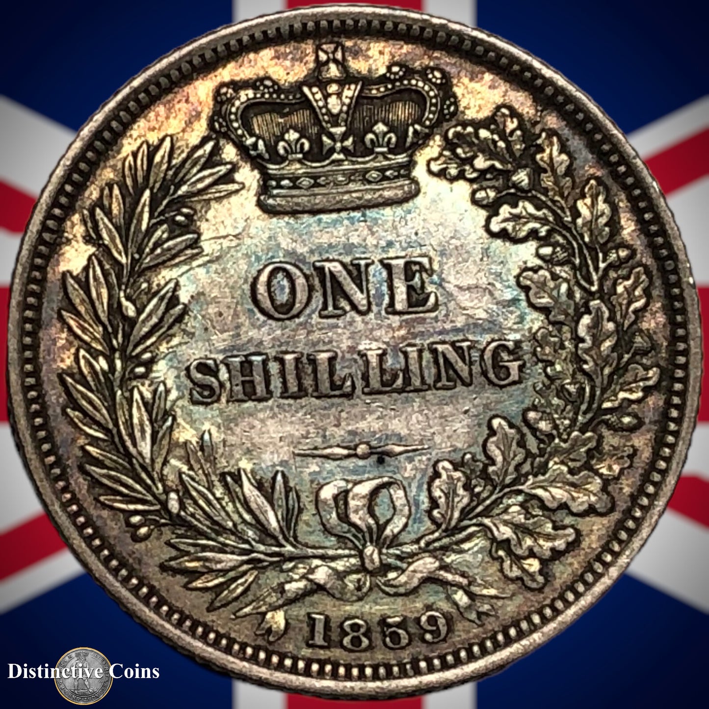 Great Britain 1859 British One Shilling GB0250