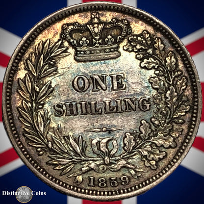 Great Britain 1859 British One Shilling GB0250