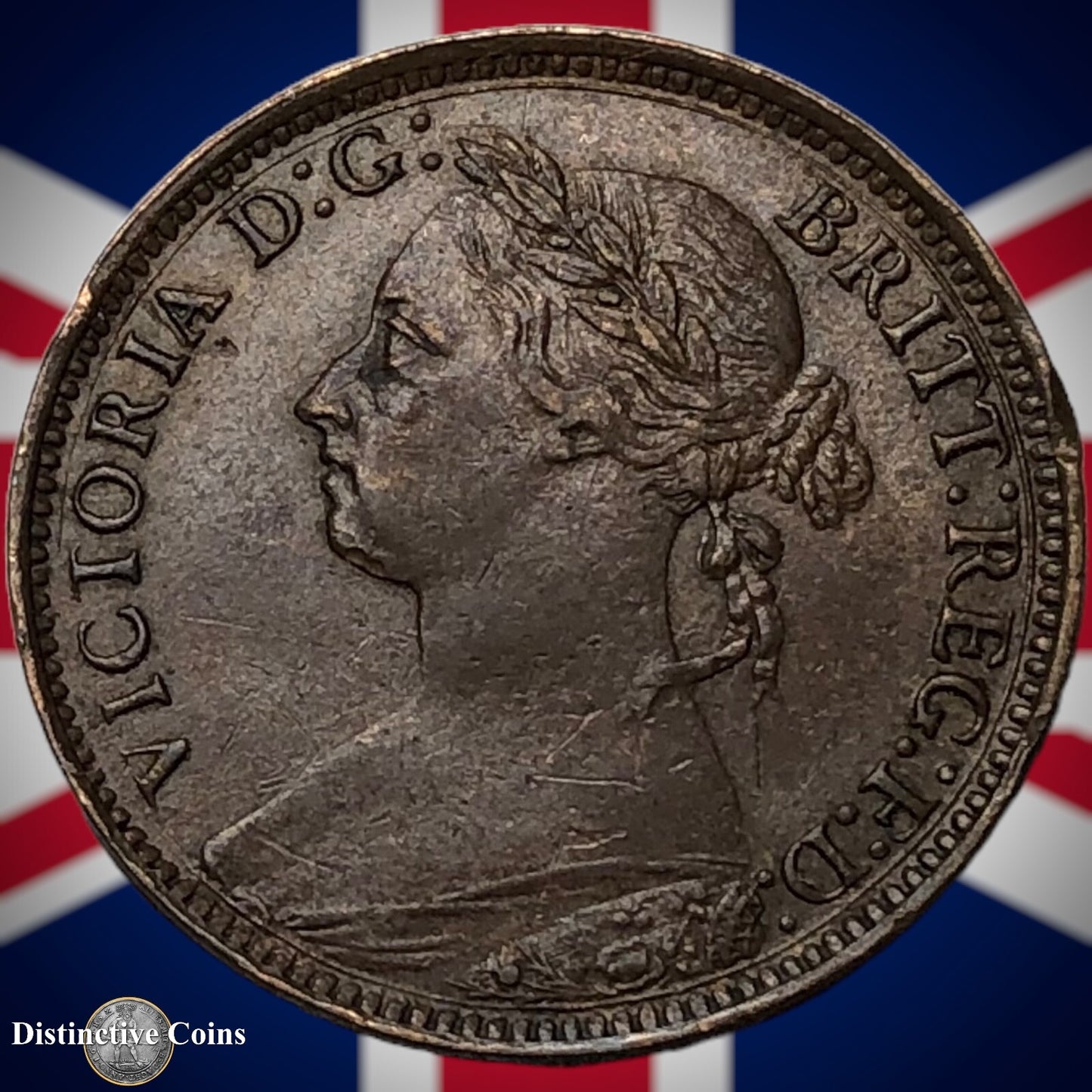 Great Britain 1884 Farthing 1/4d GB4064