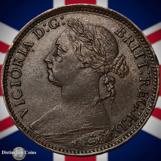 Great Britain 1884 Farthing 1/4d GB4064