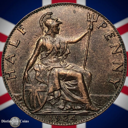 Great Britain 1924 Half Penny 1/2d GB5903