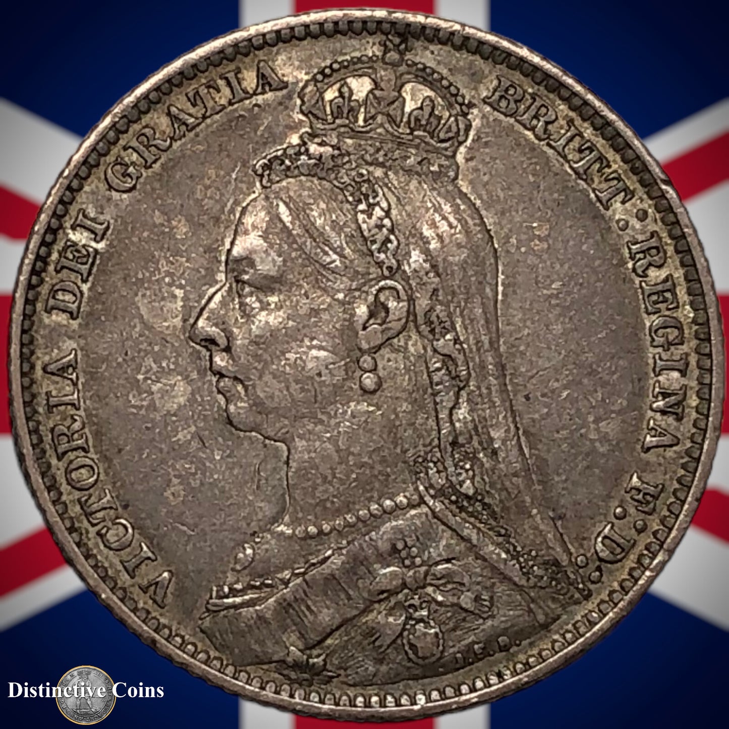 Great Britain 1889 British One Shilling GB0547
