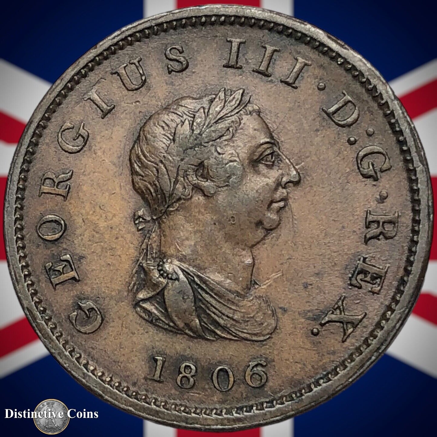 Great Britain 1806 Half Penny 1/2d GB5175