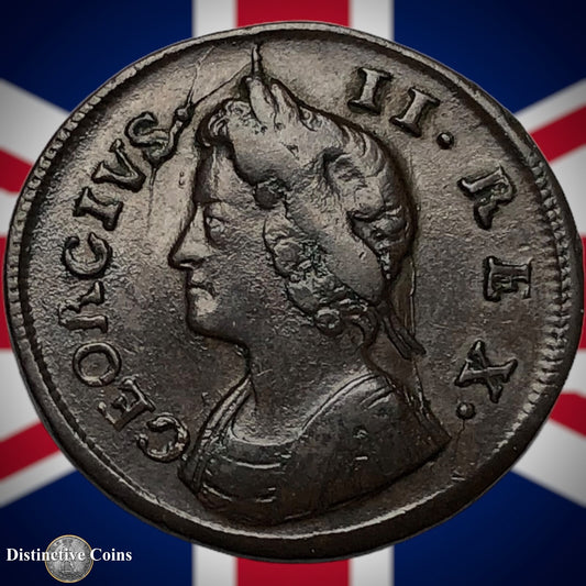 Great Britain 1736 Farthing 1/4d GB3166