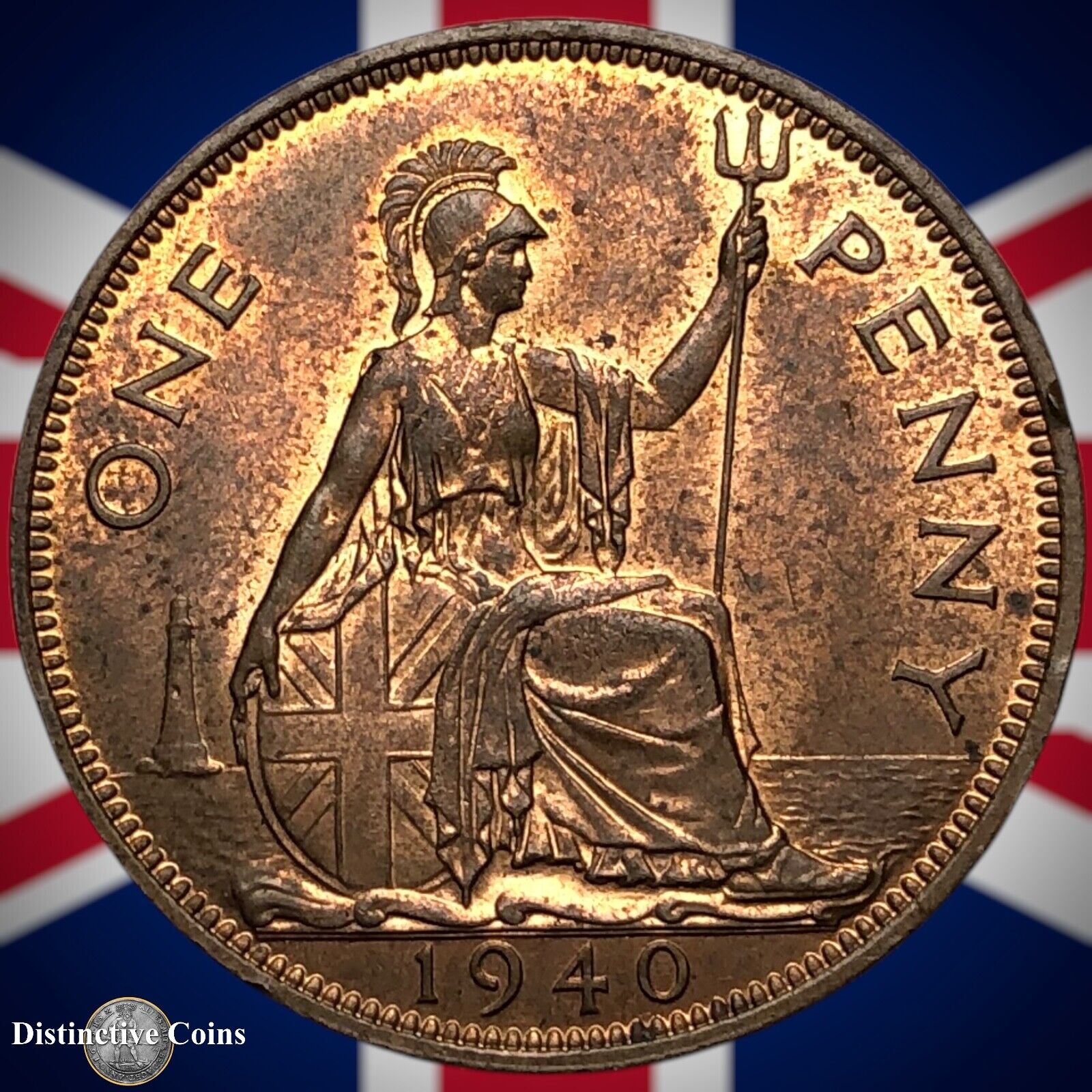 Great Britain 1940 Penny 1d GB7259