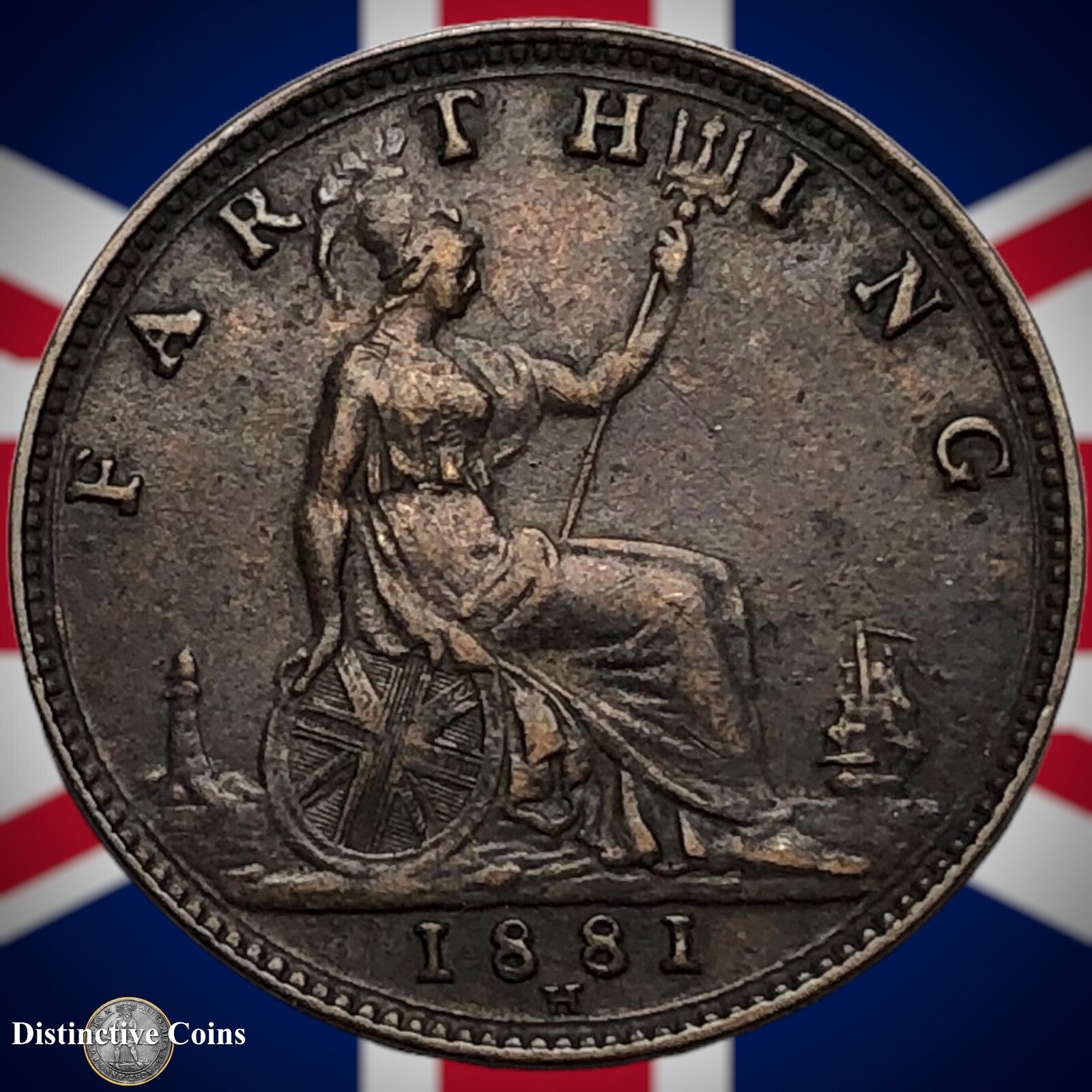 Great Britain 1881 H Farthing 1/4d GB3941