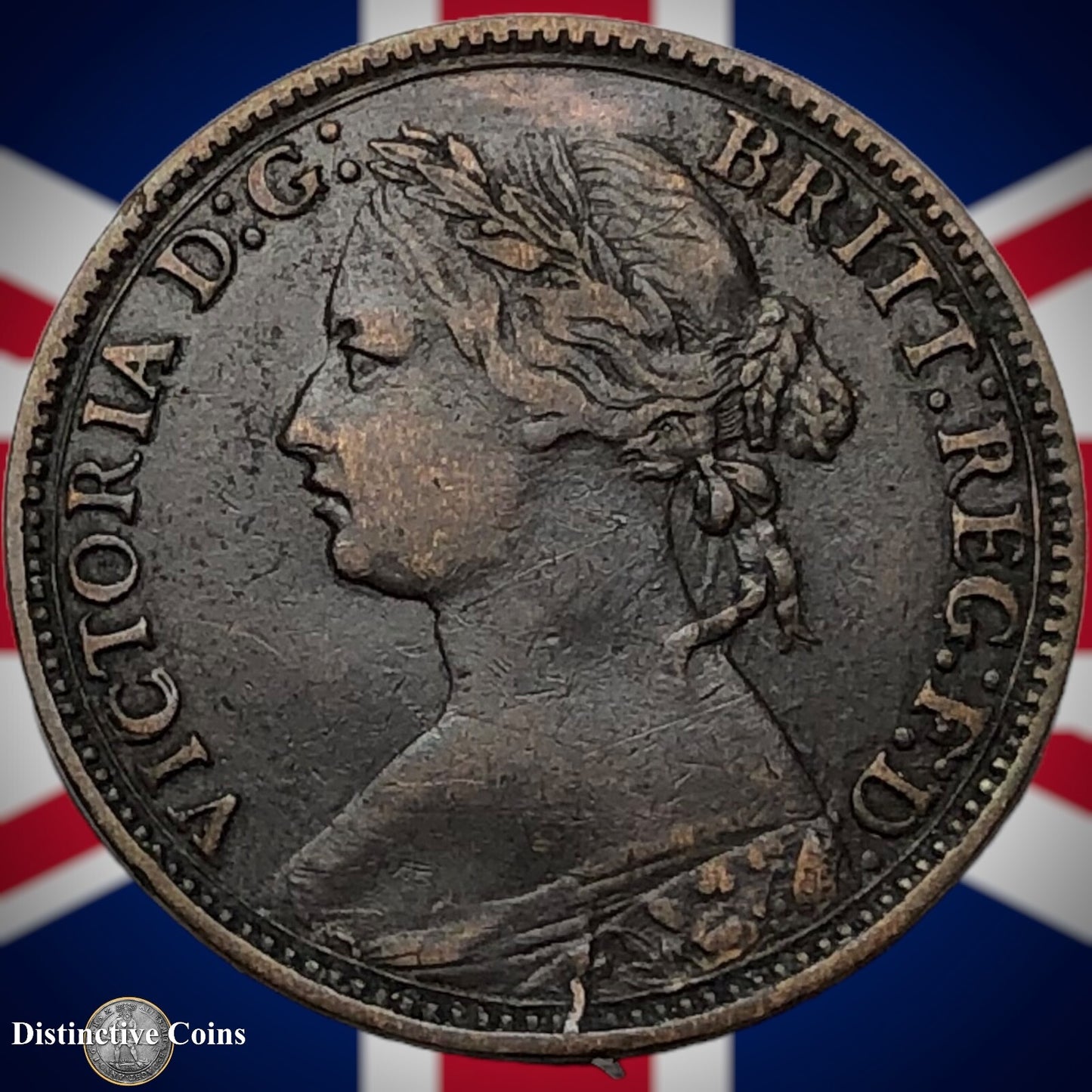 Great Britain 1874 Farthing 1/4d GB3711