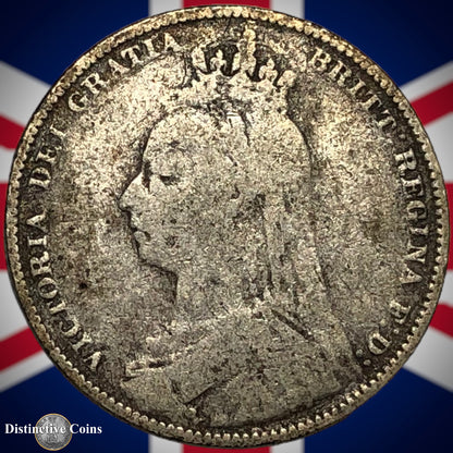 Great Britain 1892 British One Shilling GB0592