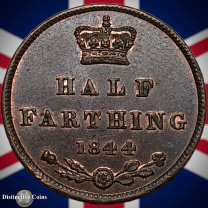 Great Britain 1844 Half Farthing 1/2 Penny GB3115