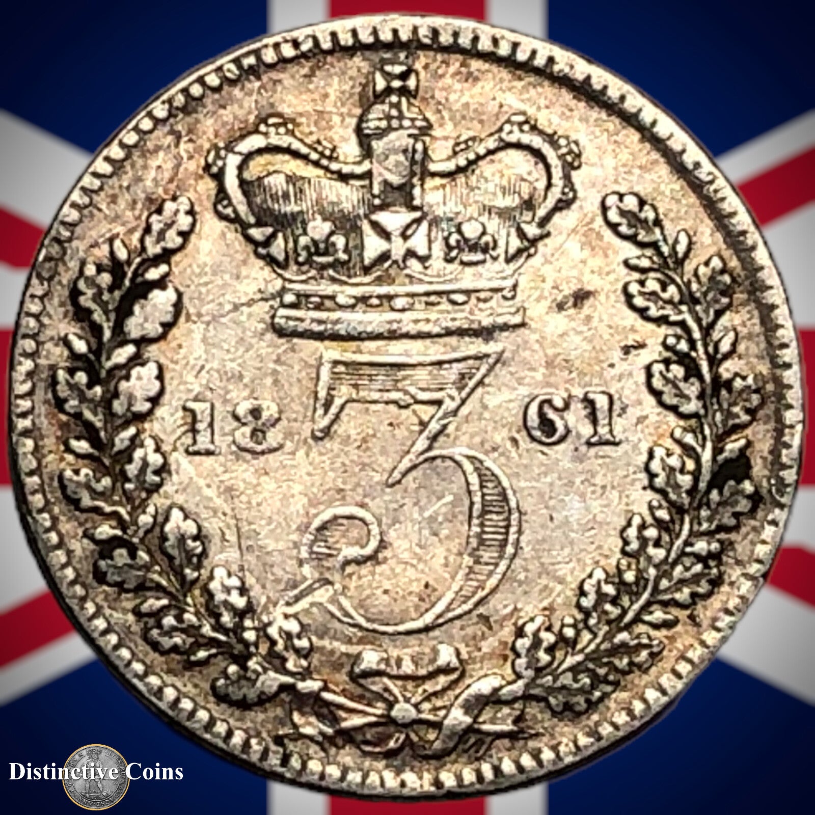 Great Britain 1861 Three Pence GB1834