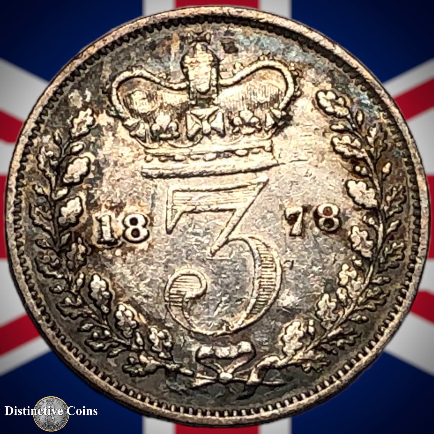 Great Britain 1878 Three Pence GB1898