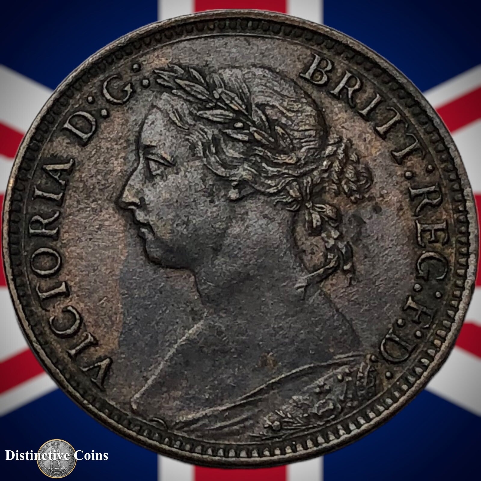 Great Britain 1881 H Farthing 1/4d GB4021