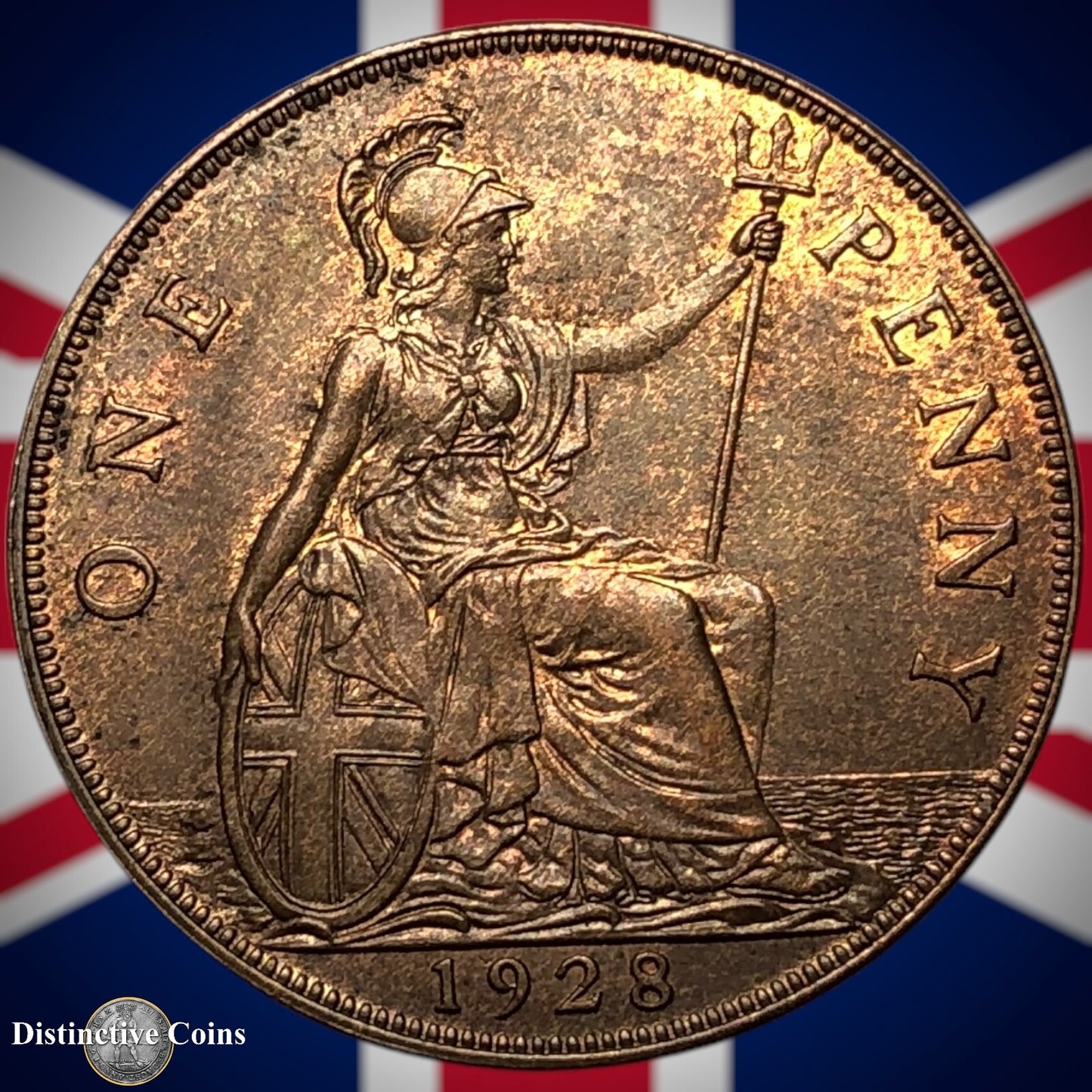 Great Britain 1928 Penny 1d GB7093