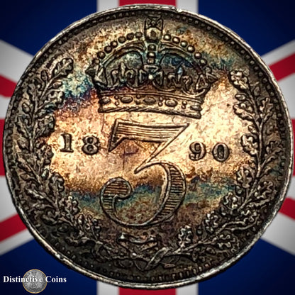 Great Britain 1890 Three Pence GB1990
