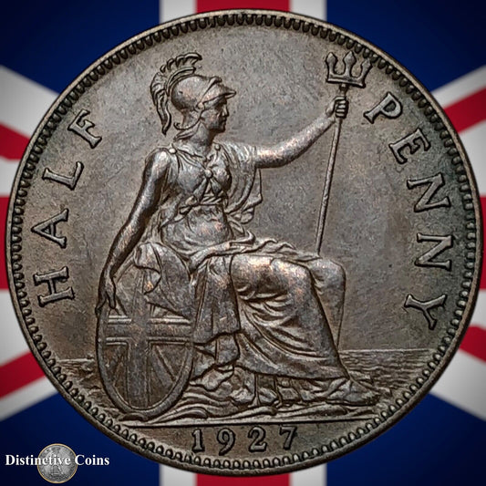 Great Britain 1927 Half Penny 1/2d GB5930