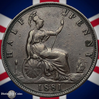 Great Britain 1881 Half Penny 1/2d GB5557