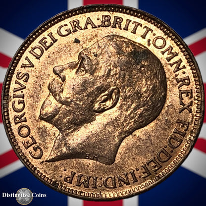 Great Britain 1924 Farthing 1/4d GB4792