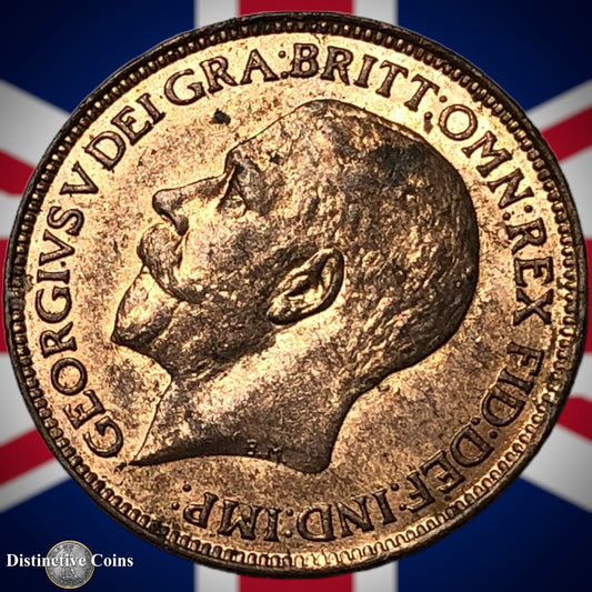 Great Britain 1924 Farthing 1/4d GB4792