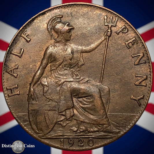 Great Britain 1920 Half Penny 1/2d GB5873