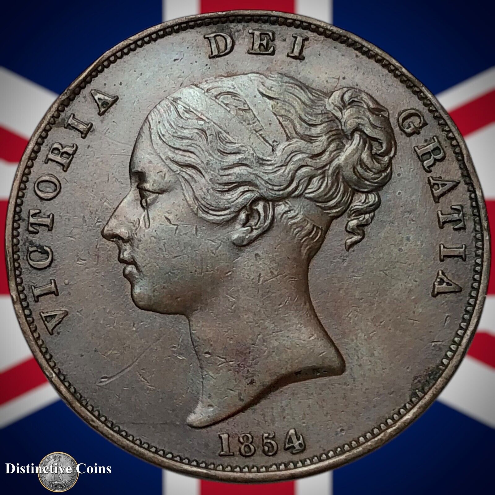 Great Britain 1854 Penny 1d GB6137