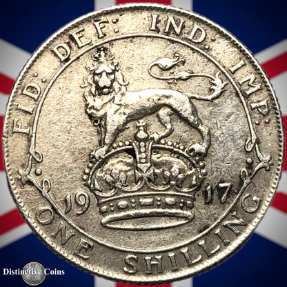 Great Britain 1917 One Shilling GB1002