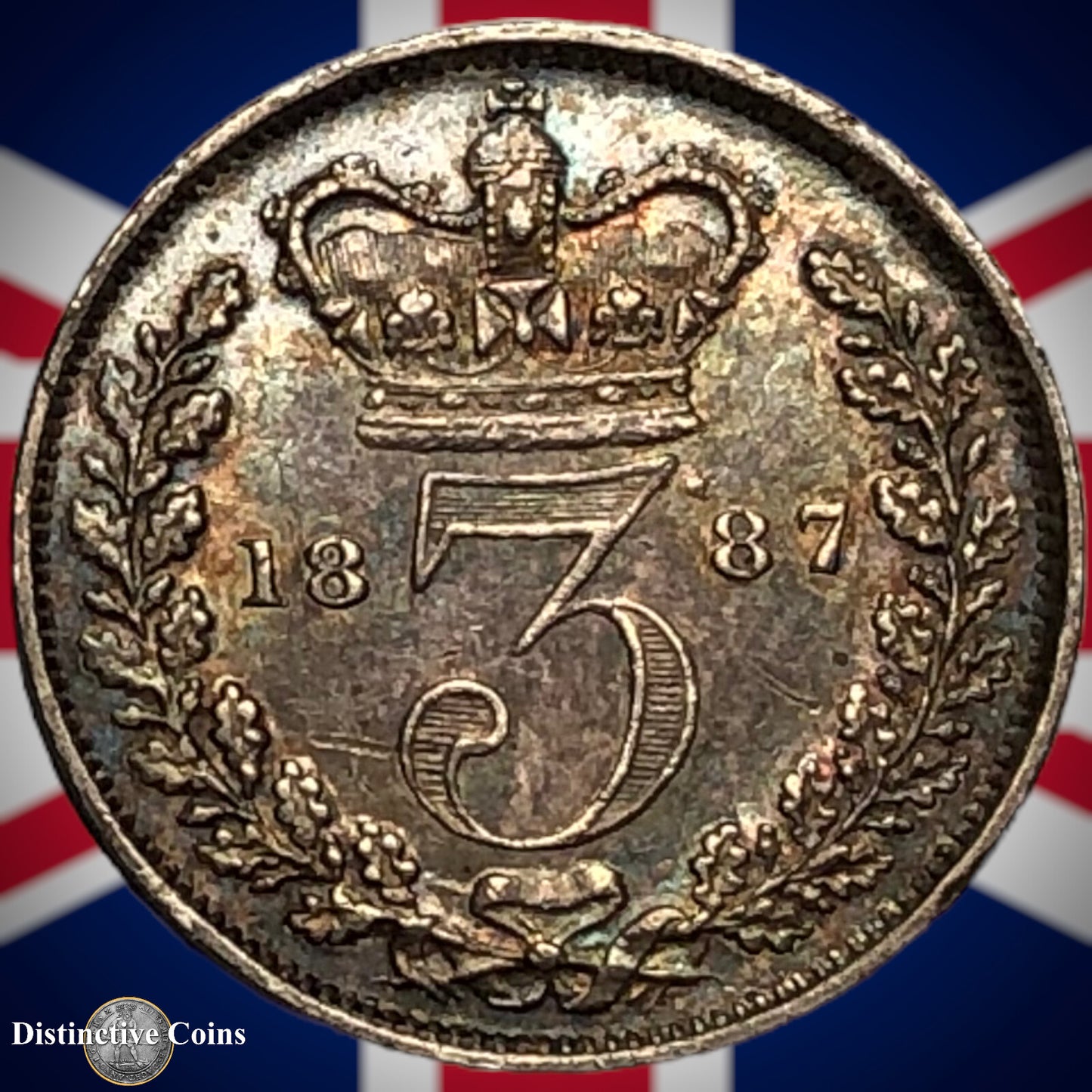 Great Britain 1887 Three Pence GB1967