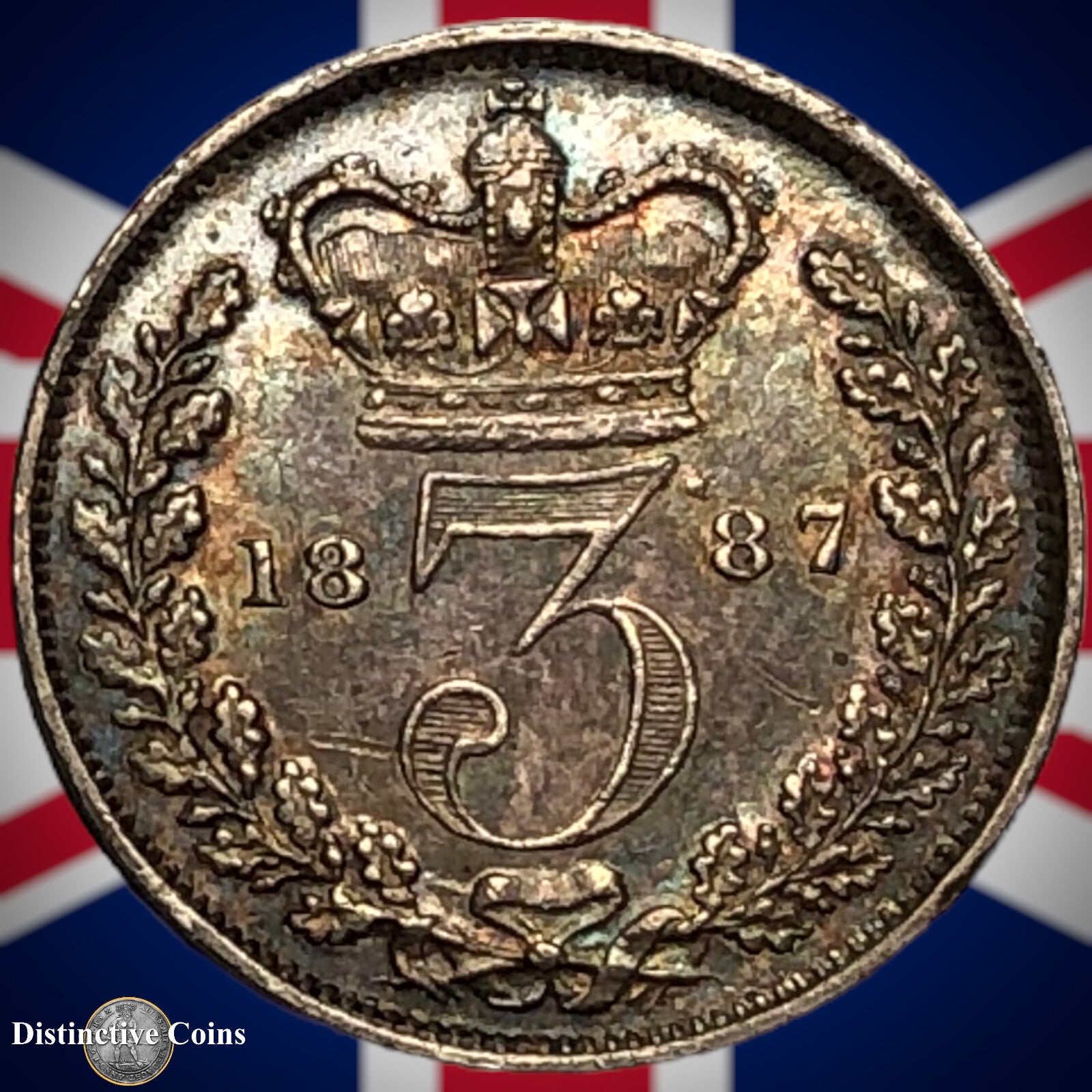 Great Britain 1887 Three Pence GB1967