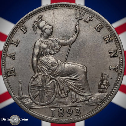 Great Britain 1893 Half Penny 1/2d GB5711