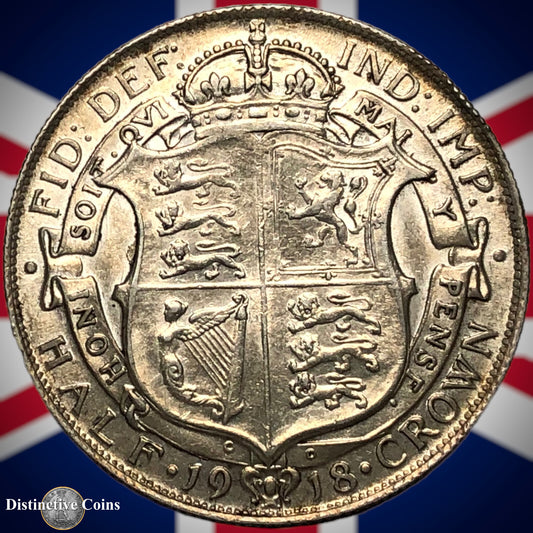 Great Britain 1918 Half Crown GB1283