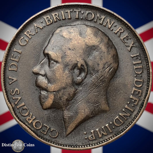Great Britain 1912 H Penny 1d GB6778