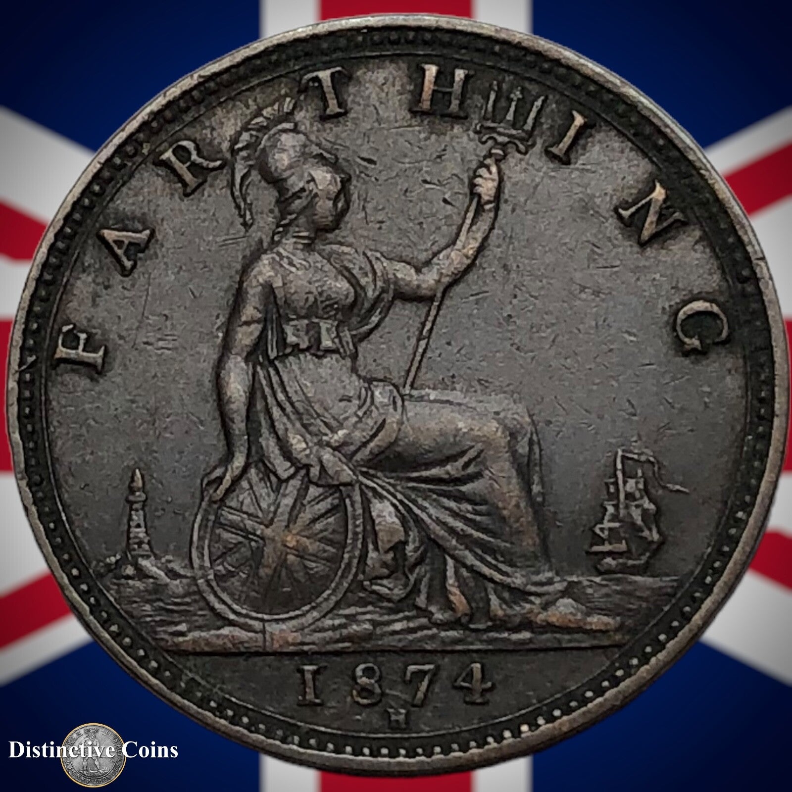 Great Britain 1874 Farthing 1/4d GB3715