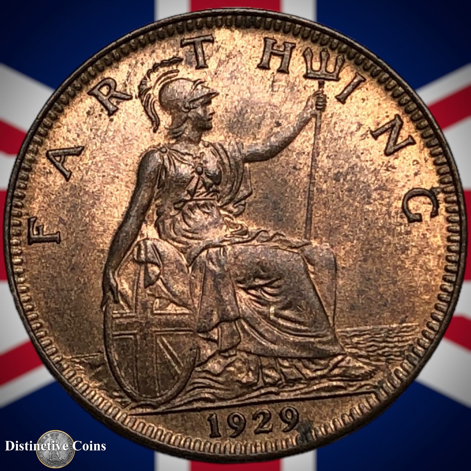 Great Britain 1929 Farthing 1/4d GB4879