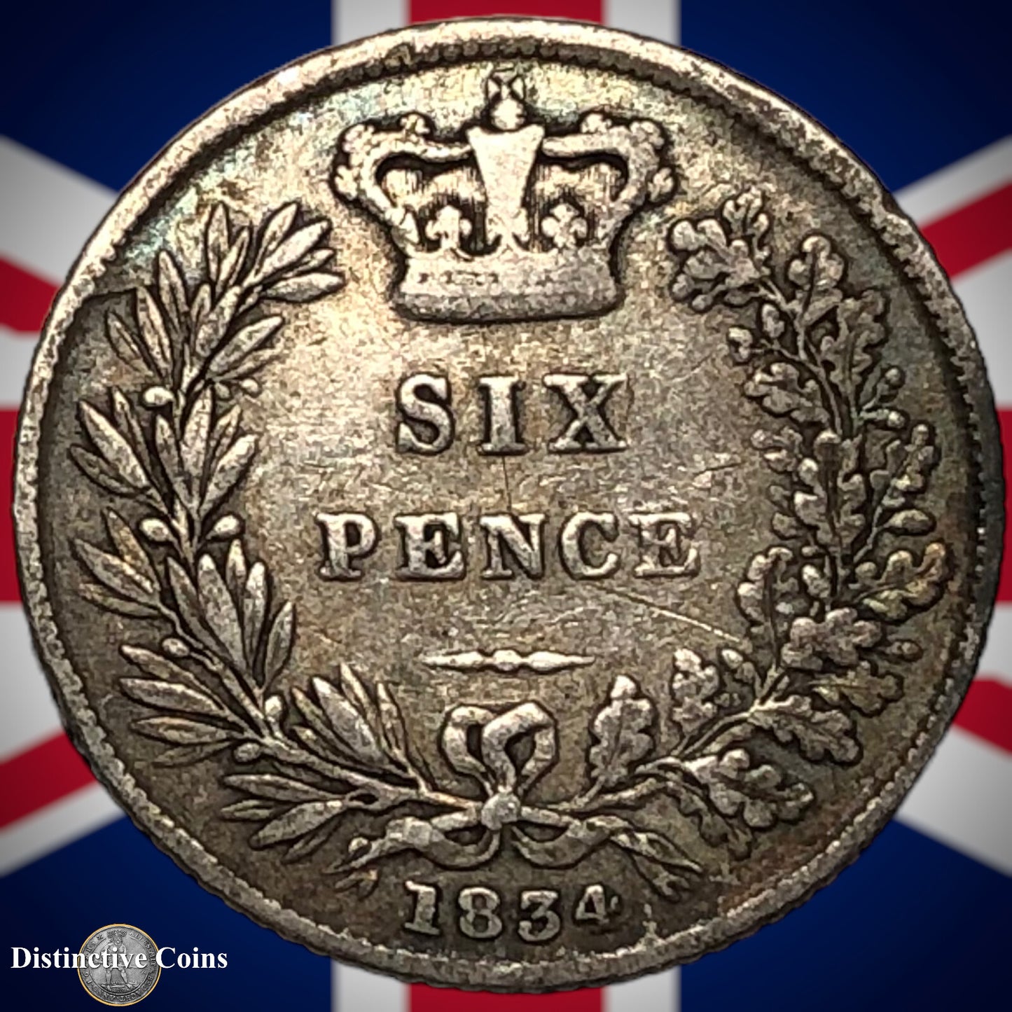 Great Britain 1834 Six Pence GB2560