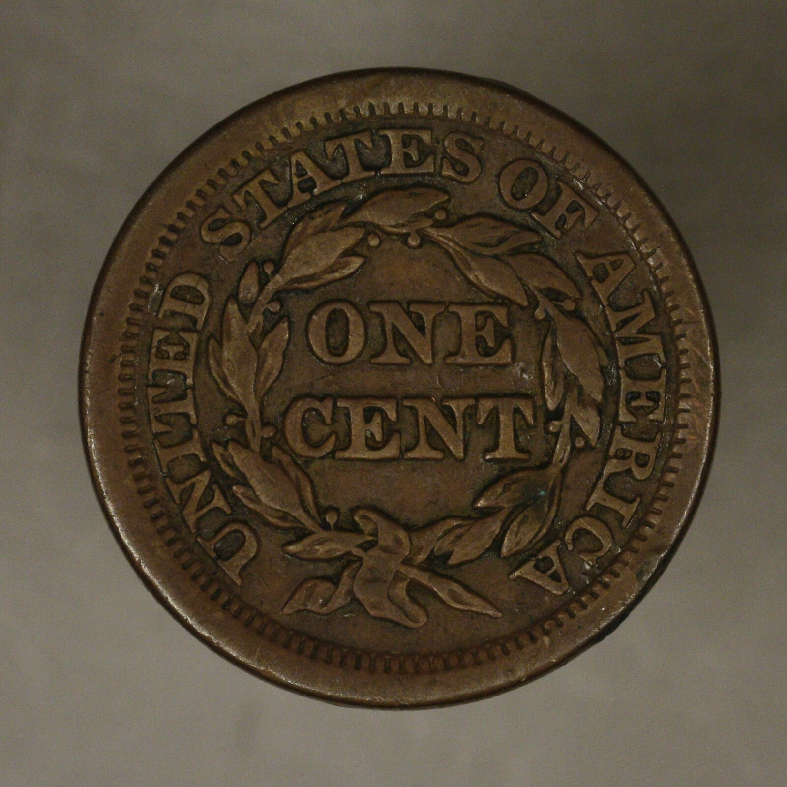 Large Cent 1853 Rim Bumps