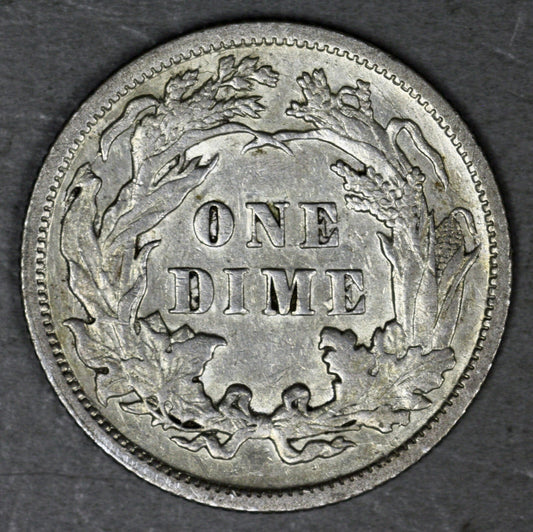 US 1891 P Seated Liberty Dime  A3349