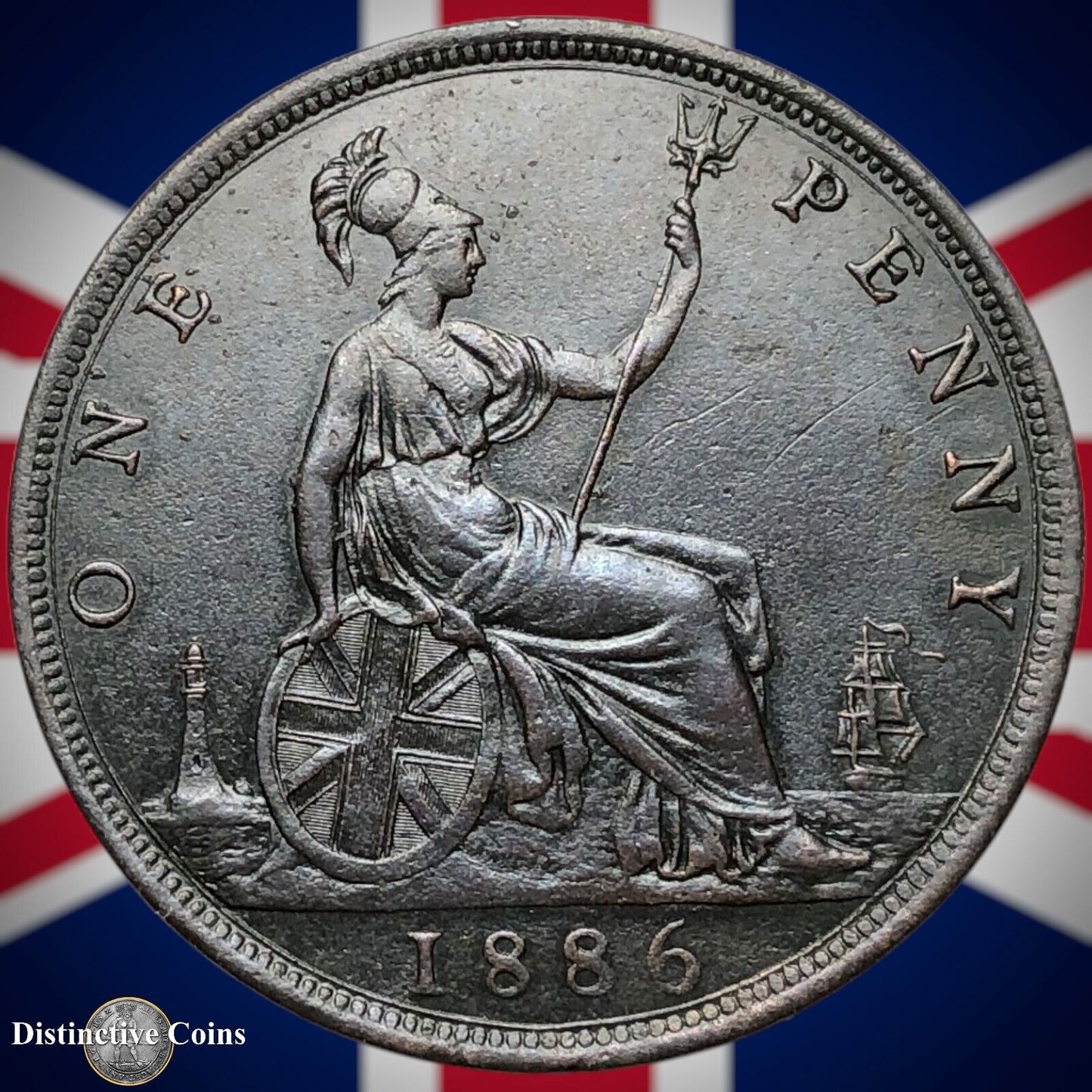 Great Britain 1886 Penny 1d GB6459