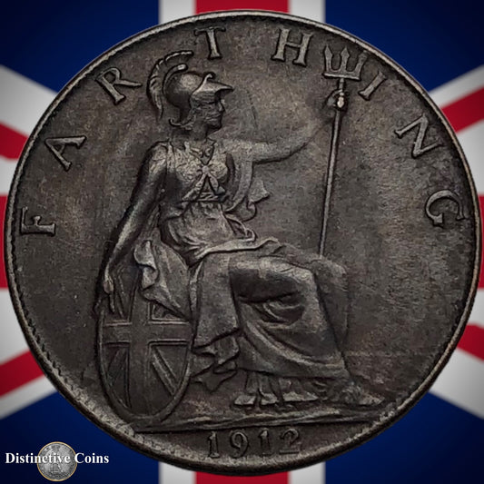 Great Britain 1912 Farthing 1/4d GB4651
