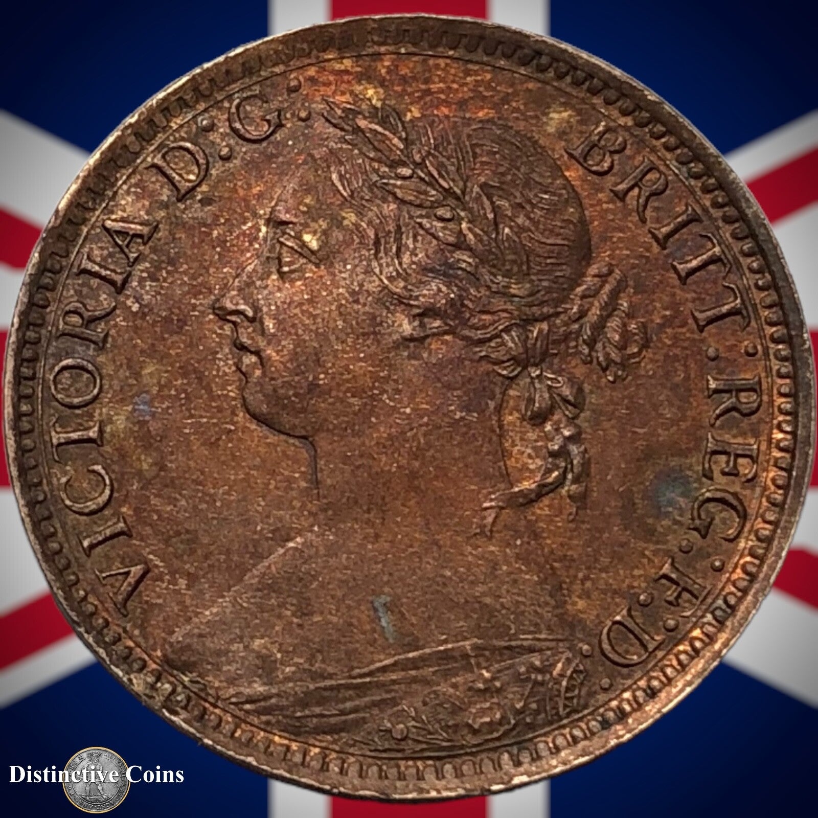 Great Britain 1886 Farthing 1/4d GB4241