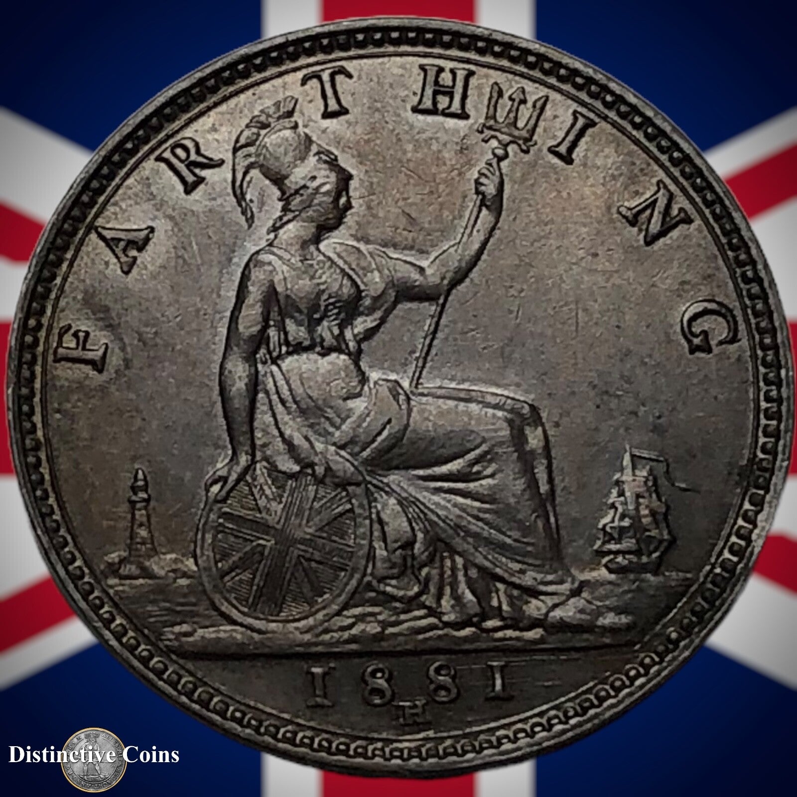 Great Britain 1881 H Farthing 1/4d GB3996