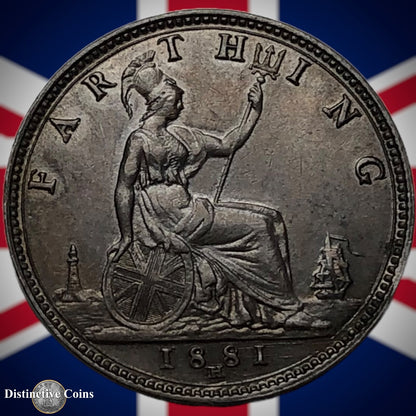 Great Britain 1881 H Farthing 1/4d GB3996