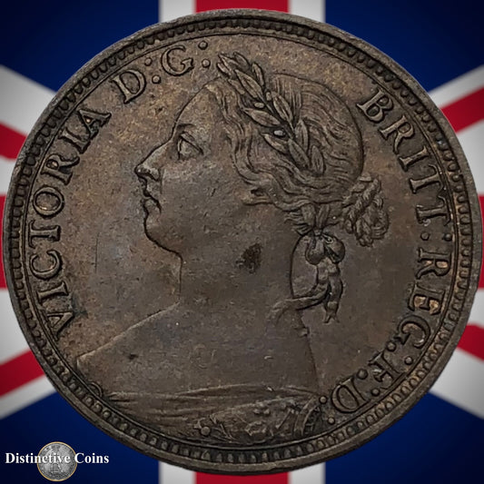 Great Britain 1893 Farthing 1/4d GB4343