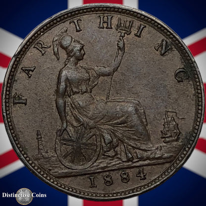 Great Britain 1884 Farthing 1/4d GB4123
