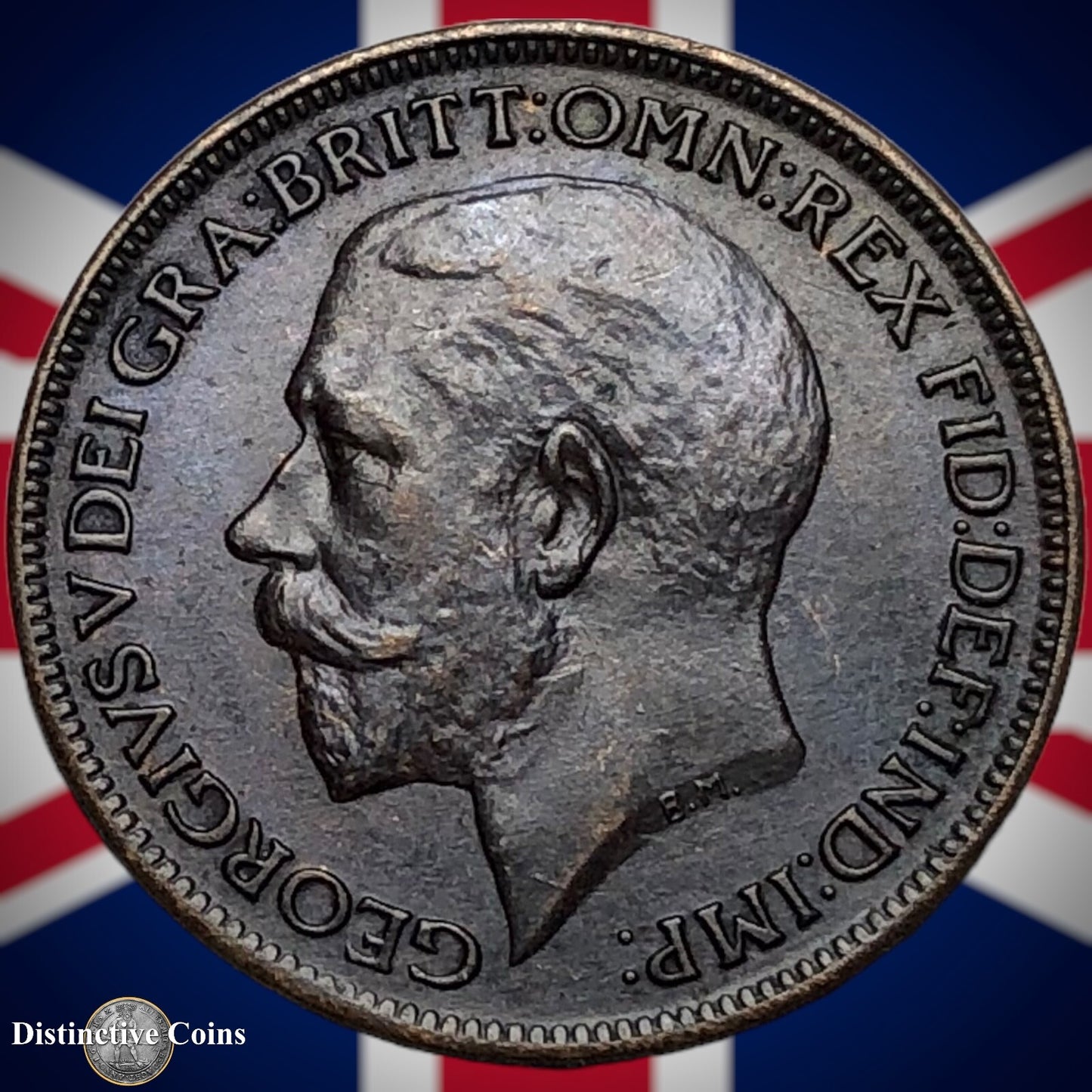 Great Britain 1917 Farthing 1/4d GB4683