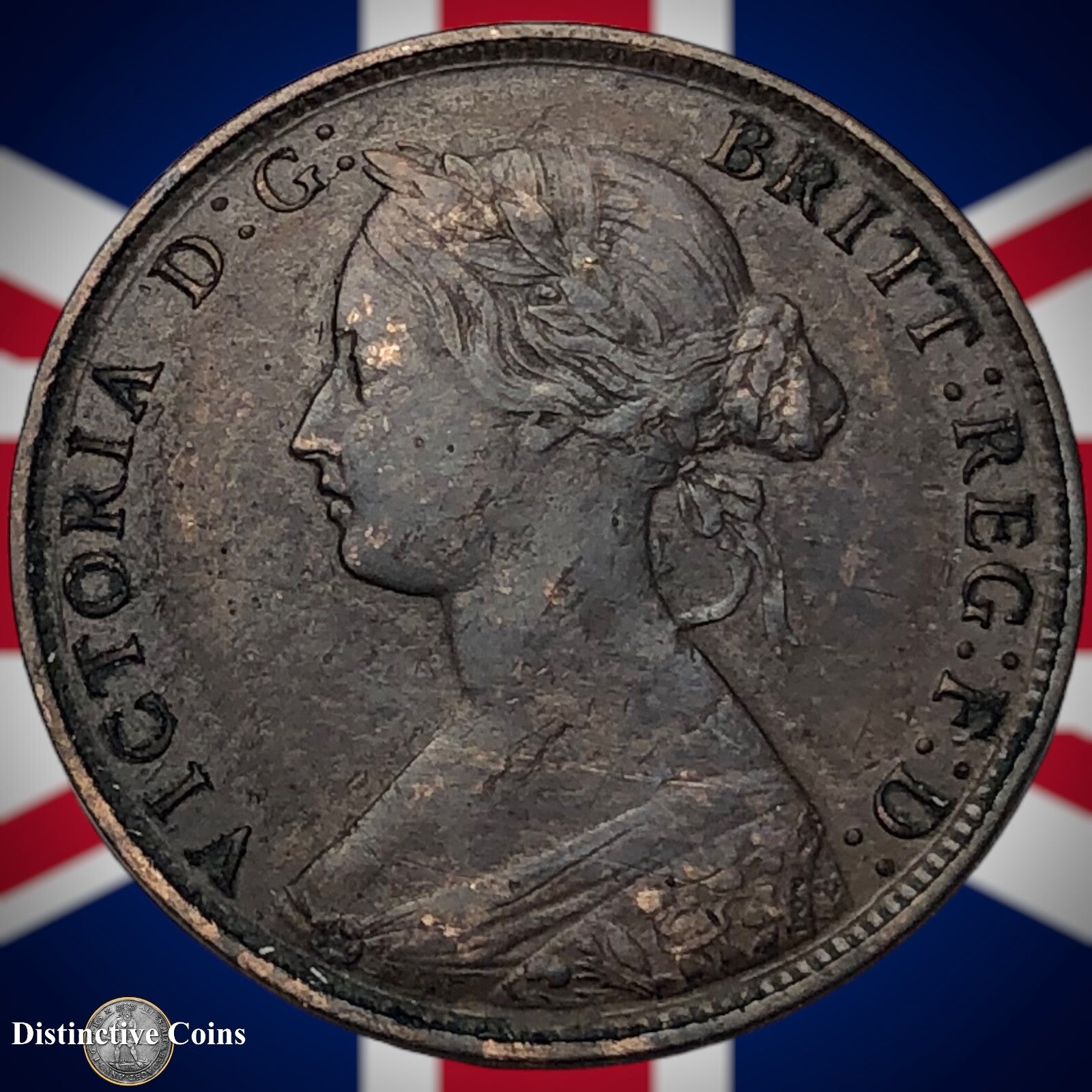 Great Britain 1861 Half Penny 1/2d GB5365