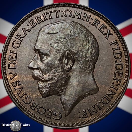 Great Britain 1925 Farthing 1/4d GB4822