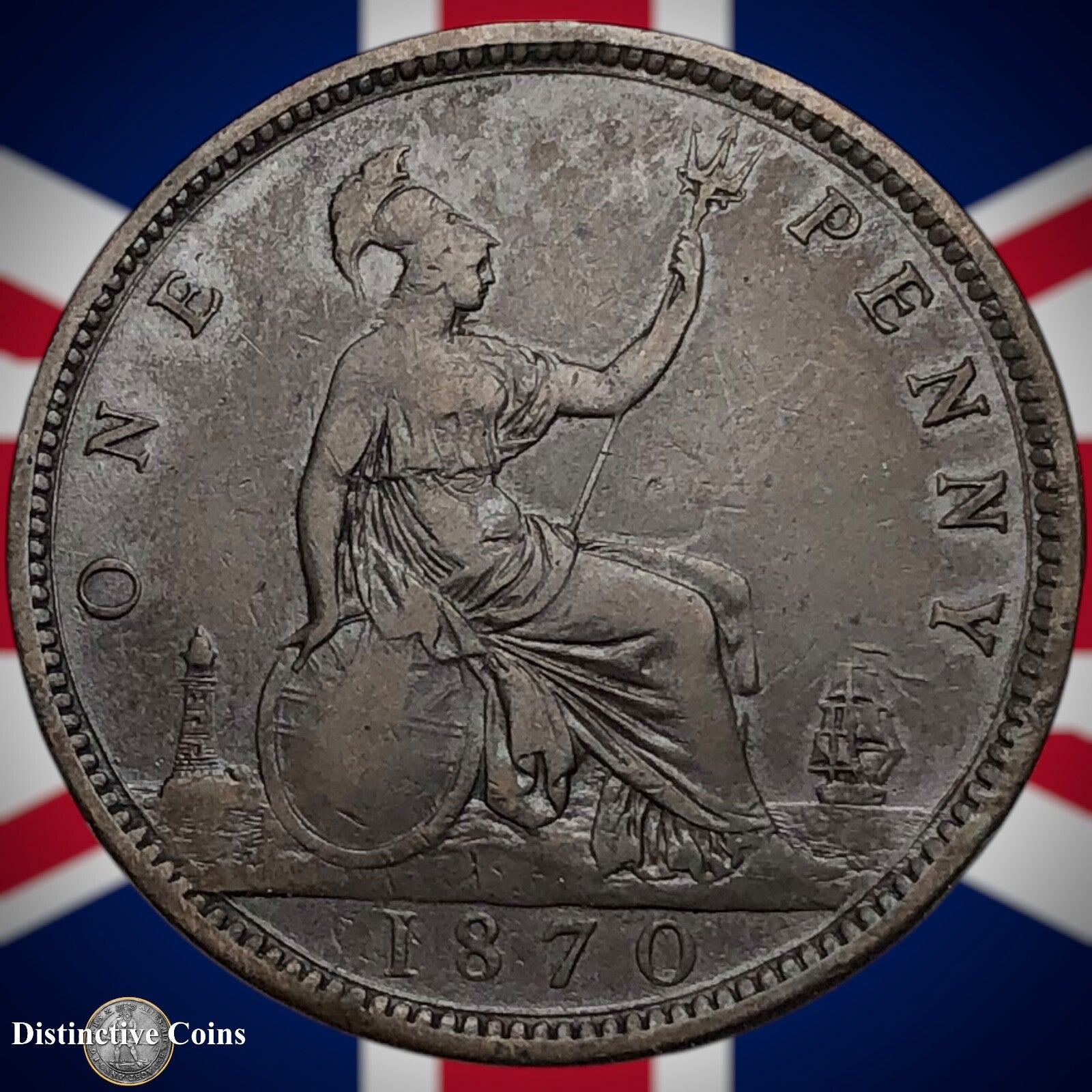 Great Britain 1870 Penny 1d GB6313