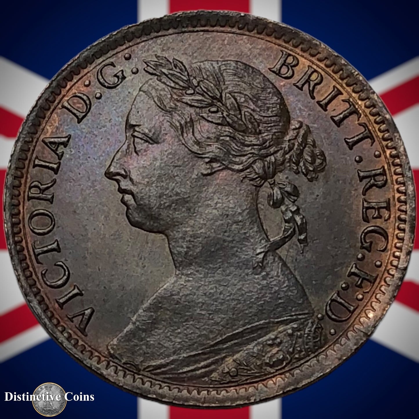Great Britain 1886 Farthing 1/4d GB4227