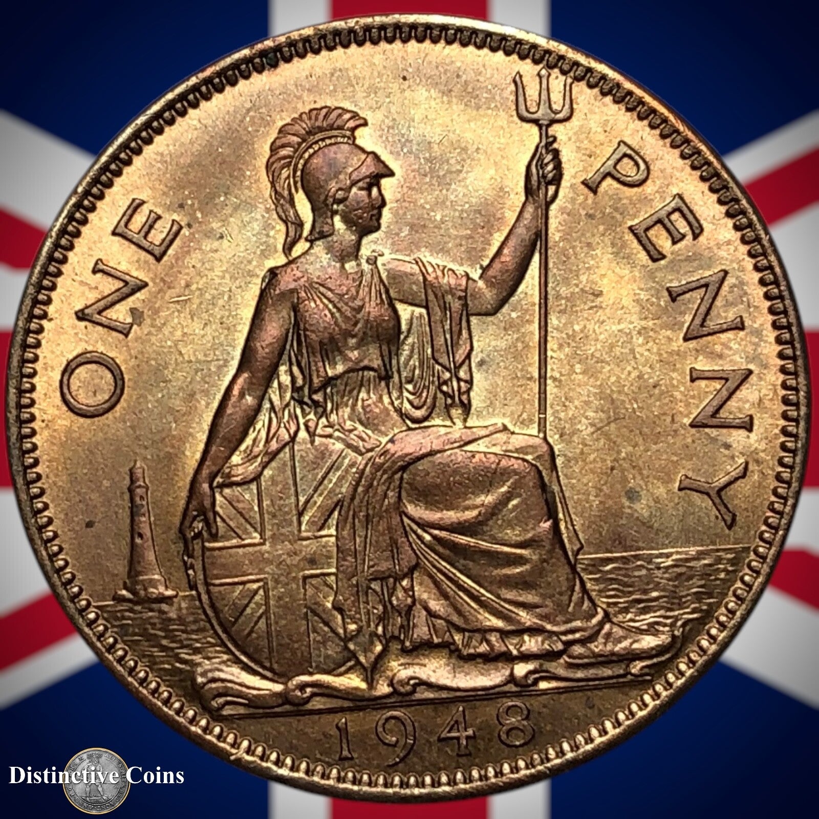 Great Britain 1948 Penny 1d GB7293